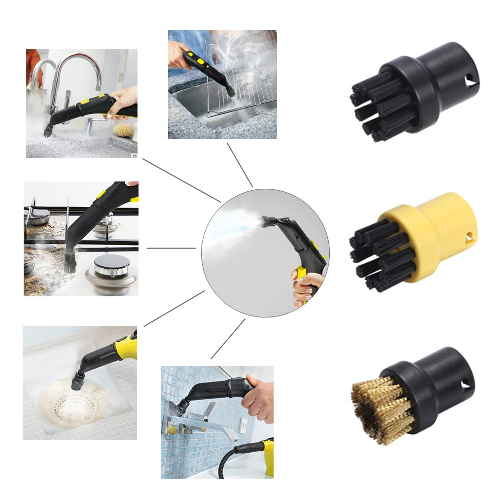New Style 3Pcs/Set Multi Steam Cleaning Nozzle Brush For Karcher SC1 SC2 SC3 SC4 SC5 SC6
New Style 3Pcs/Set Multi Steam Cleaning Nozzle Brush For Karcher SC1 SC2 SC3 SC4 SC5 SC6