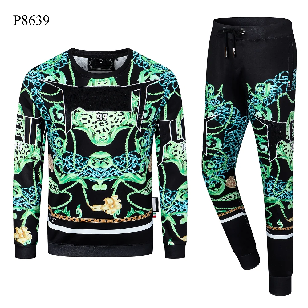 Plein Top Brand autumn and winter new rhinestone skull pattern tide brand PP suit men's sports casual suit hoodie
Plein Top Brand autumn and winter new rhinestone skull pattern tide brand PP suit men's sports casual suit hoodie