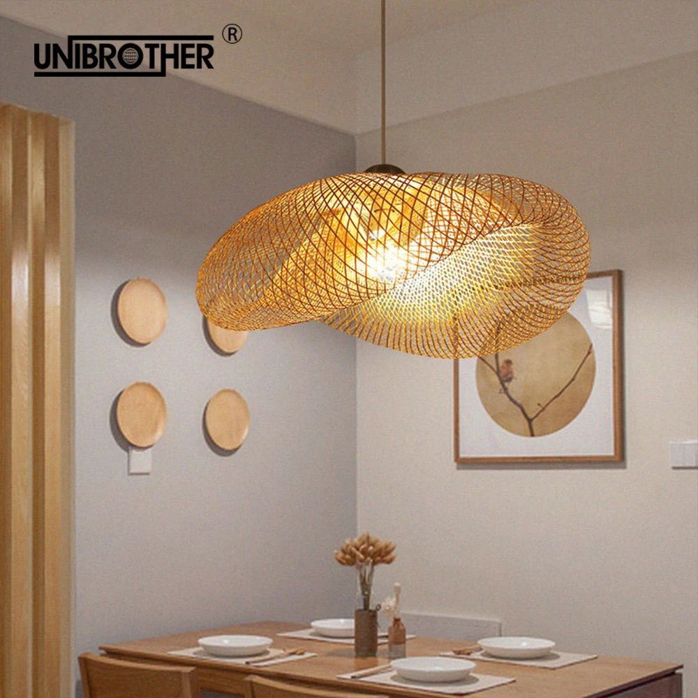 Bamboo Lantern Tea Room pendant light Lamp hangping Lights Chinese E27 Lantern Southeast Asian Style Japanese Garden
Bamboo Lantern Tea Room pendant light Lamp hangping Lights Chinese E27 Lantern Southeast Asian Style Japanese Garden