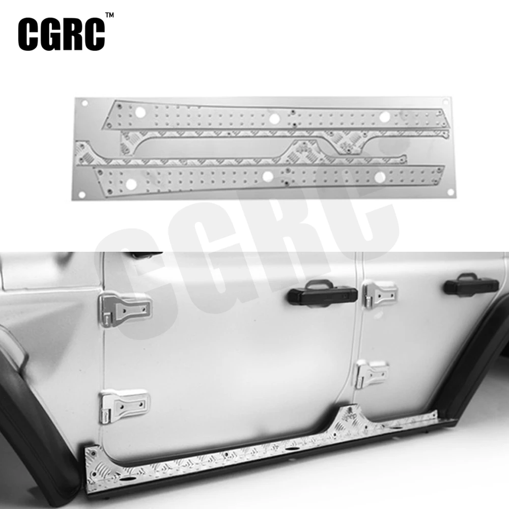 Stainless Steel Metal Side Bumper Anti-slip Board For 1/10 RC Crawler Car AXIAL SCX10 III JEEP AX103007
Stainless Steel Metal Side Bumper Anti-slip Board For 1/10 RC Crawler Car AXIAL SCX10 III JEEP AX103007