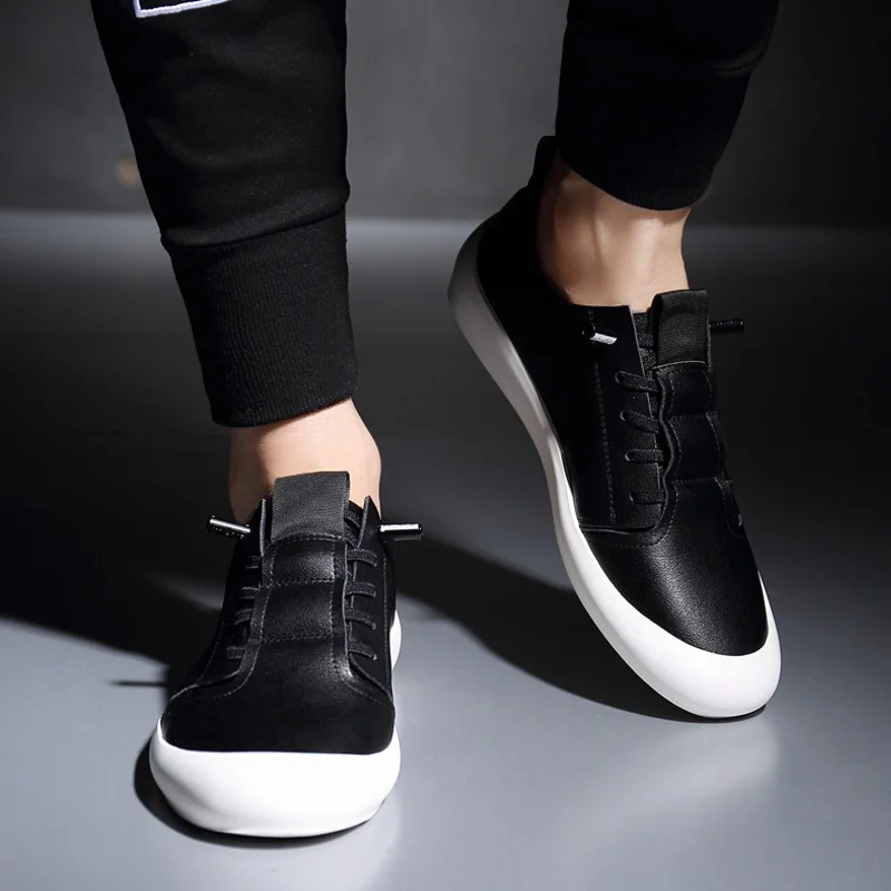 2021 Real Leather Sneakers Mens Casual Shoes Youth Breathable Comfortable Lightweight Flat Loafers All-match Trendy Shoes
2021 Real Leather Sneakers Mens Casual Shoes Youth Breathable Comfortable Lightweight Flat Loafers All-match Trendy Shoes