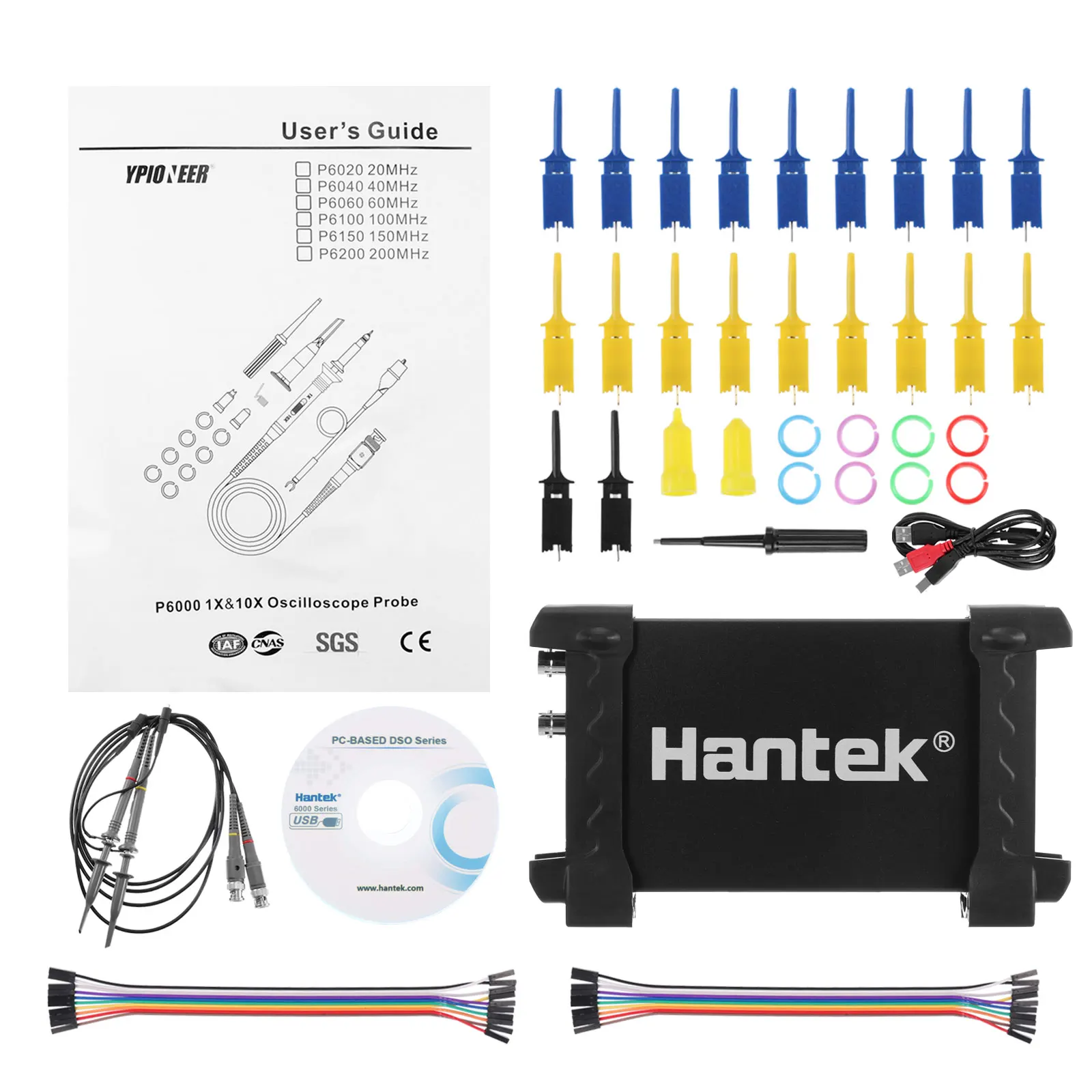 Цифровой осциллограф HANTEK6022BL, портативный USB-осциллограф для диагностики обслуживания автомобиля, 2 канала, 20 МГц
Цифровой осциллограф HANTEK6022BL, портативный USB-осциллограф для диагностики обслуживания автомобиля, 2 канала, 20 МГц