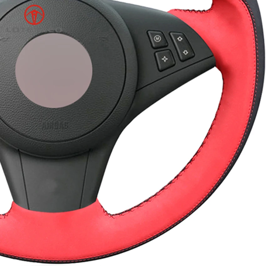 LQTENLEO Black Red Suede DIY Hand Car Steering Wheel Cover for BMW E60 E61 530d 545i 550i E63 E64 630i 645Ci 650i 2003-2010
LQTENLEO Black Red Suede DIY Hand Car Steering Wheel Cover for BMW E60 E61 530d 545i 550i E63 E64 630i 645Ci 650i 2003-2010