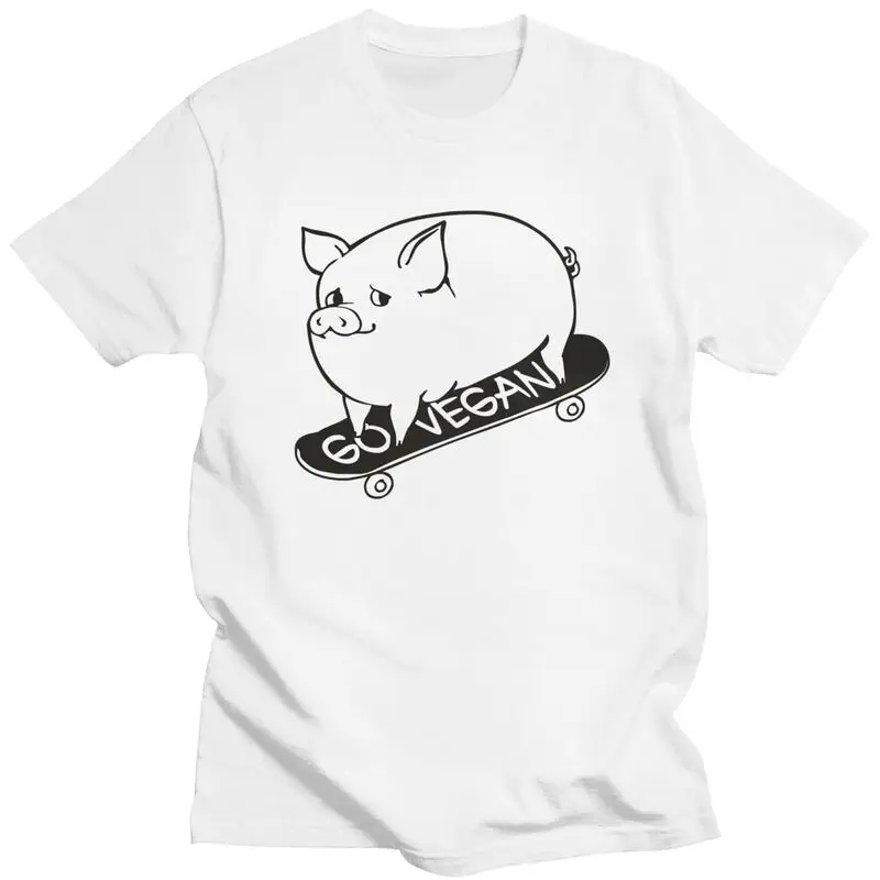 Vegan Pig T Shirts Cute Skateboarding Short Sleeve Lycra Tshirt ClassicLeisure Animal Lover Tees Plus Size Apparel Clothing
Vegan Pig T Shirts Cute Skateboarding Short Sleeve Lycra Tshirt ClassicLeisure Animal Lover Tees Plus Size Apparel Clothing