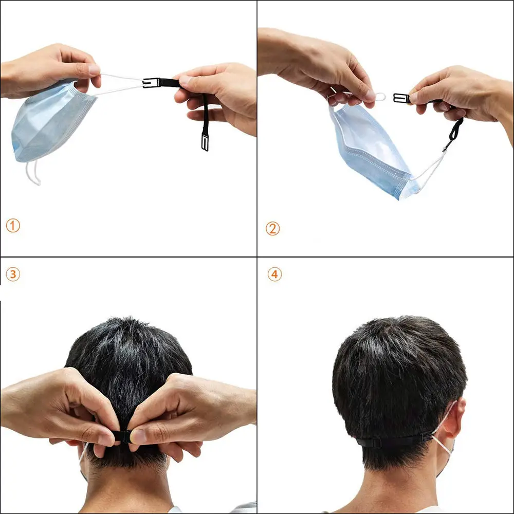 Mask Extender Strap Adjustable Non-Slip Mask Strap Ear Grips Mask Accessories For Adult Mask Head Strap Mask Hooks Behind Head
Mask Extender Strap Adjustable Non-Slip Mask Strap Ear Grips Mask Accessories For Adult Mask Head Strap Mask Hooks Behind Head