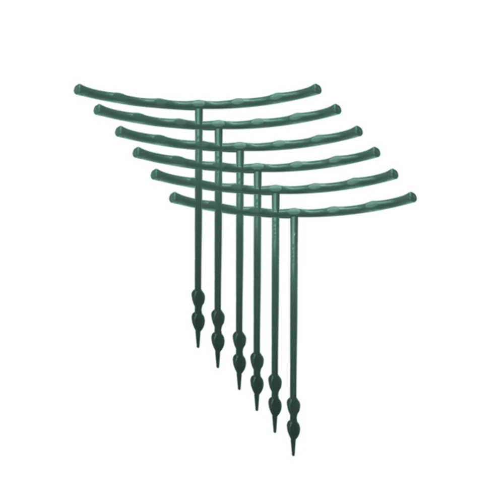 Garden Flower Support Piles Bracket 6Pcs Potted Plants Vegetables Plastic Fall Prevention Semi-circular Plant Supports
Garden Flower Support Piles Bracket 6Pcs Potted Plants Vegetables Plastic Fall Prevention Semi-circular Plant Supports