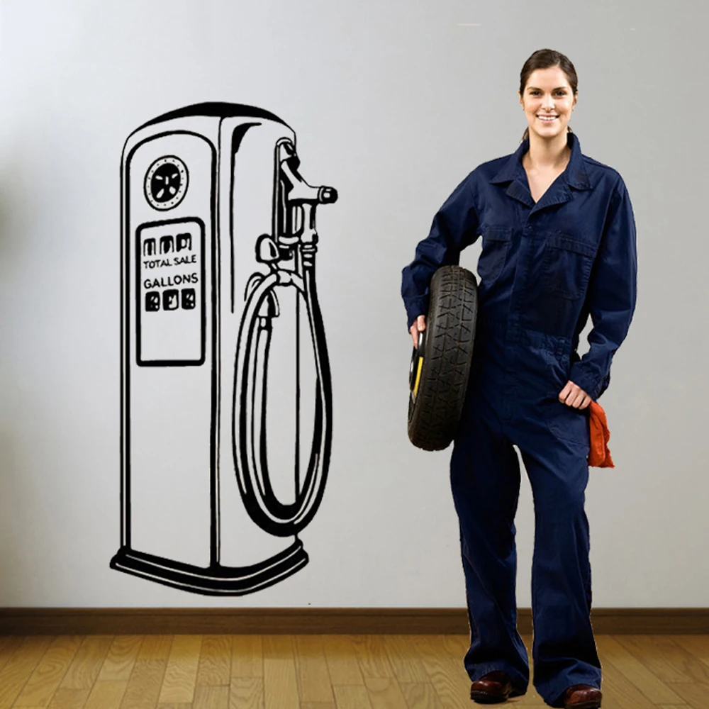 Gas Car Repair Store Wall Stickers Gas Pump Design Vinyl Wall Poster Autocar Service Wall Art Decal Garage Stickers Decor
Gas Car Repair Store Wall Stickers Gas Pump Design Vinyl Wall Poster Autocar Service Wall Art Decal Garage Stickers Decor
