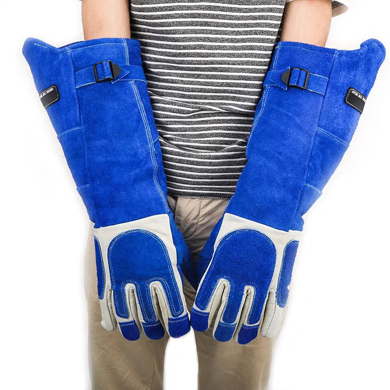21.7IN Animal Handling Gloves Bite Proof Kevlar Reinforced Leather Padding Dog Training Sleeve
21.7IN Animal Handling Gloves Bite Proof Kevlar Reinforced Leather Padding Dog Training Sleeve