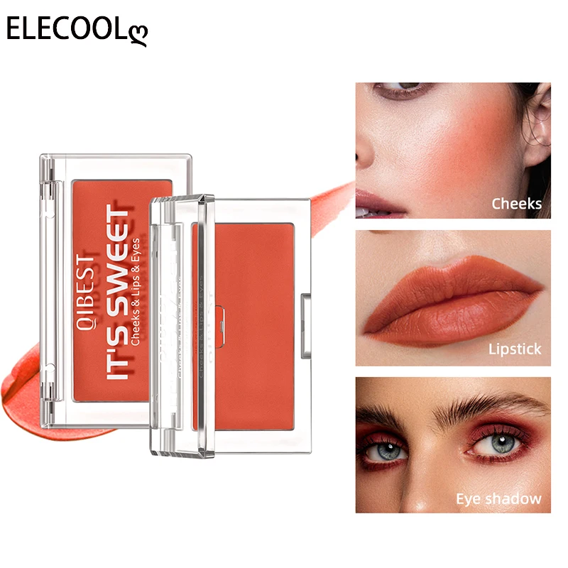 ELECOOL Lipstick Eyeshadow Blush 3 In 1 Repairing Palette Monochrome Rouge Cream Naturally Improve Face Skin Women Makeup Tools
ELECOOL Lipstick Eyeshadow Blush 3 In 1 Repairing Palette Monochrome Rouge Cream Naturally Improve Face Skin Women Makeup Tools