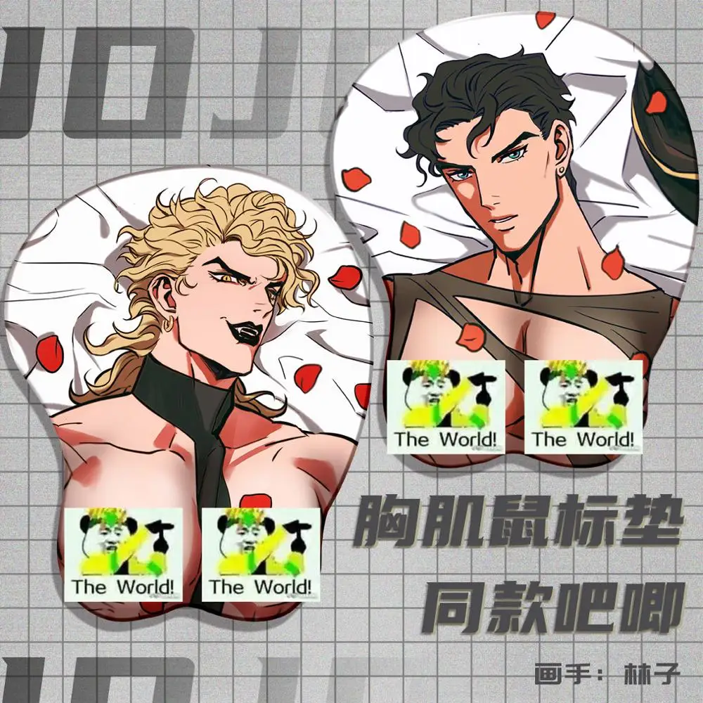 Hot Anime JoJo's Bizarre Adventure KUJO JOTARO DIO Cosplay 3D Soft Chest Mouse Pad Desk Gaming Mat Wrist Rest Otaku BL Xmas Gift
Hot Anime JoJo's Bizarre Adventure KUJO JOTARO DIO Cosplay 3D Soft Chest Mouse Pad Desk Gaming Mat Wrist Rest Otaku BL Xmas Gift