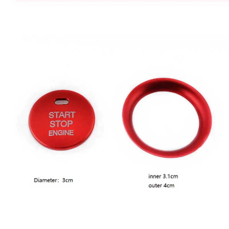 Scratch-proof Scratch-resistant Dust-proof Button Cover Ring Aluminum alloy For Mazda 3 Axela CX-3 CX-4 CX-5 Trim Decal Red
Scratch-proof Scratch-resistant Dust-proof Button Cover Ring Aluminum alloy For Mazda 3 Axela CX-3 CX-4 CX-5 Trim Decal Red