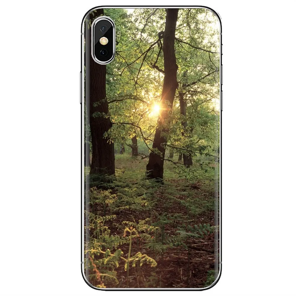 Силиконовый чехол для телефона BQ BQS S 5059 5035 6040L HTC U11 U12 Plus LG K10 K8 K7 K4 2017 Forest Glade|Бамперы|