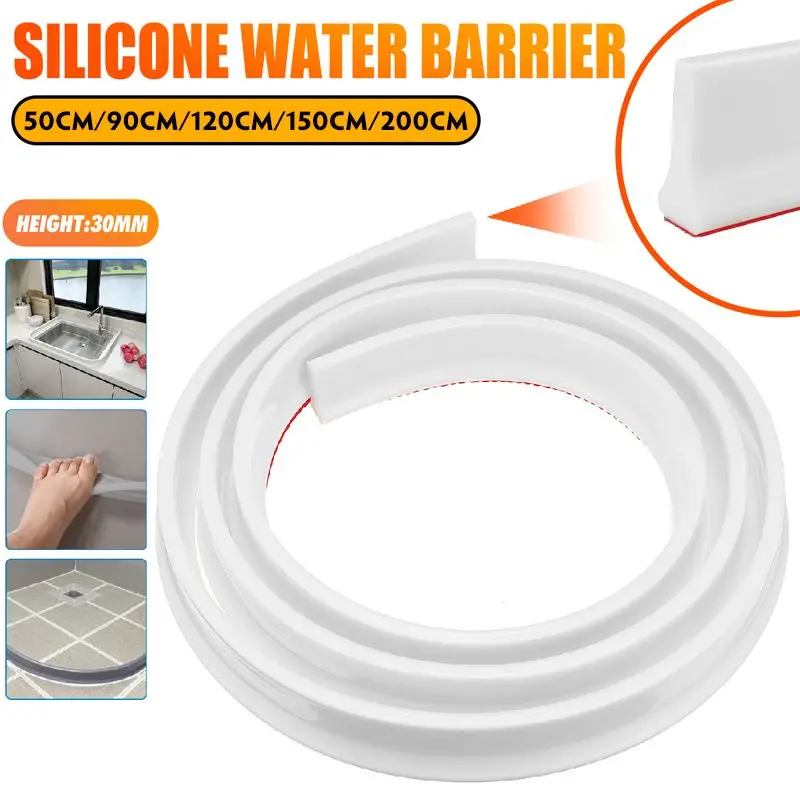 Silicone Bathroom Water Stopper Strip Water Stopper Flood Barrier Dry And Wet Separation Water Stopper Shower Kitchen Dam Barrie
Silicone Bathroom Water Stopper Strip Water Stopper Flood Barrier Dry And Wet Separation Water Stopper Shower Kitchen Dam Barrie