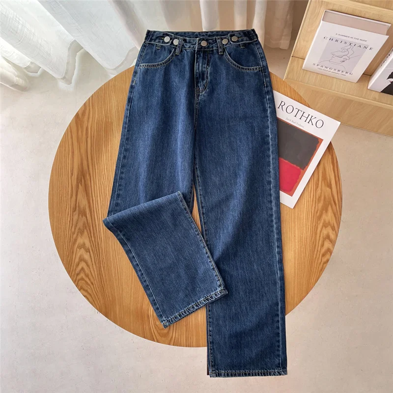 Spring and summer new street fashion high waist solid color long jeans women, all-match slim straight jeans women 4 colors
Spring and summer new street fashion high waist solid color long jeans women, all-match slim straight jeans women 4 colors