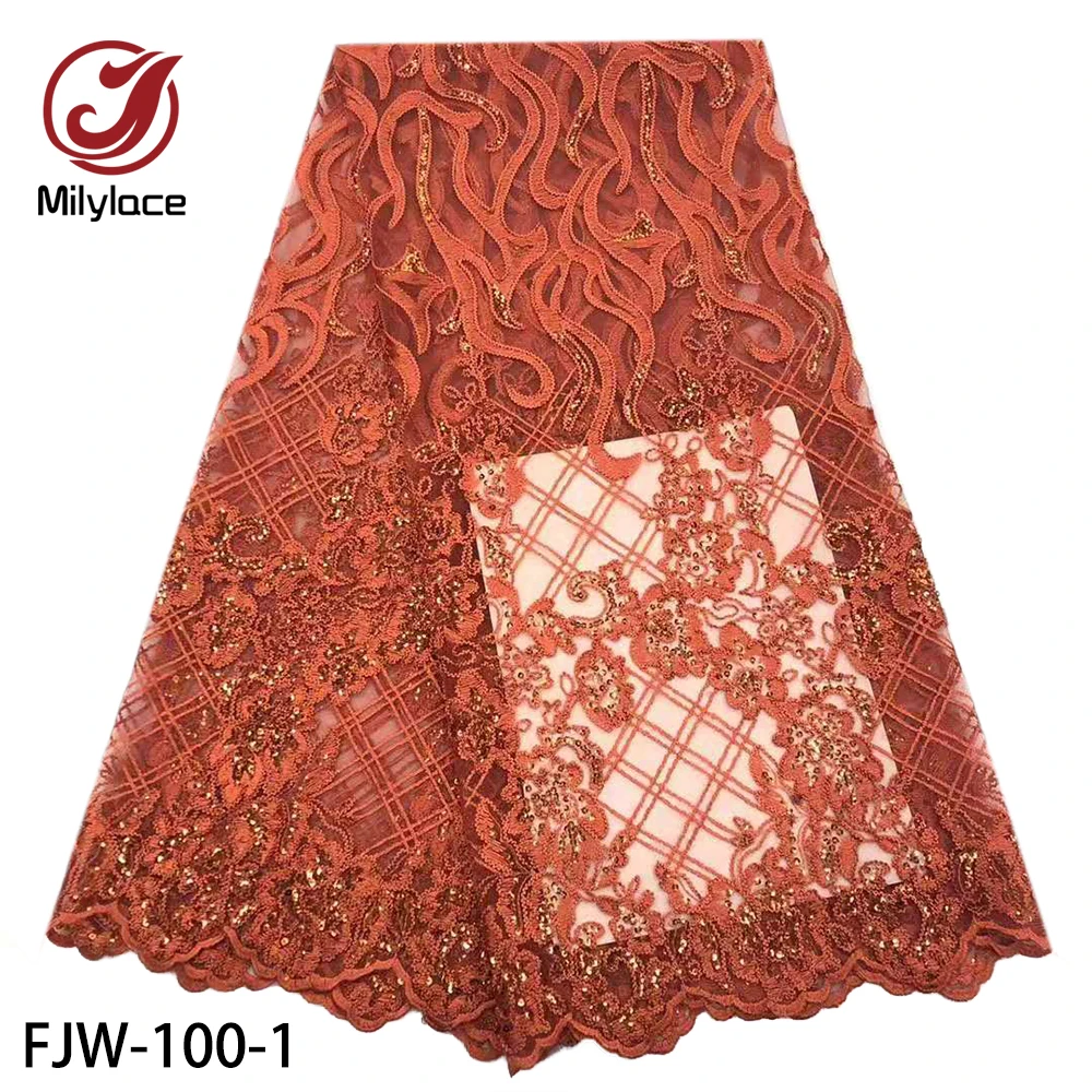 Luxury African Sequins Lace Embroidered Fabric High-quality Lace French Sequence Lace Nigerian Lace Fabric Dubai Wedding FJW-100
Luxury African Sequins Lace Embroidered Fabric High-quality Lace French Sequence Lace Nigerian Lace Fabric Dubai Wedding FJW-100