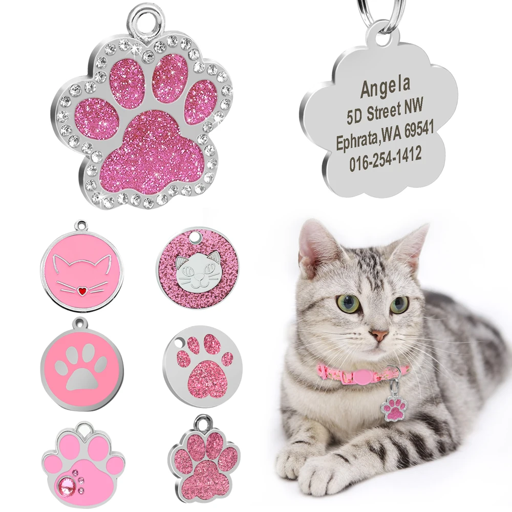 Pet Supplies Custom Dog Tag Collar Accessories Engraving Cat Puppy ID Tag Stainless Steel Paw Name Pendant Anti Lost Personalise
Pet Supplies Custom Dog Tag Collar Accessories Engraving Cat Puppy ID Tag Stainless Steel Paw Name Pendant Anti Lost Personalise