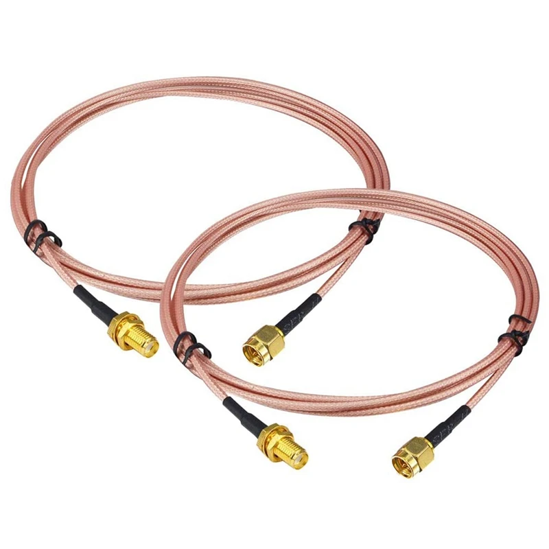 2 Pcs SMA Cable 4G Antenna Extension Cable SMA Male To SMA Female RF Cable Low Loss RG316 3Ft 1 Metre for DAB Car Aerial
2 Pcs SMA Cable 4G Antenna Extension Cable SMA Male To SMA Female RF Cable Low Loss RG316 3Ft 1 Metre for DAB Car Aerial