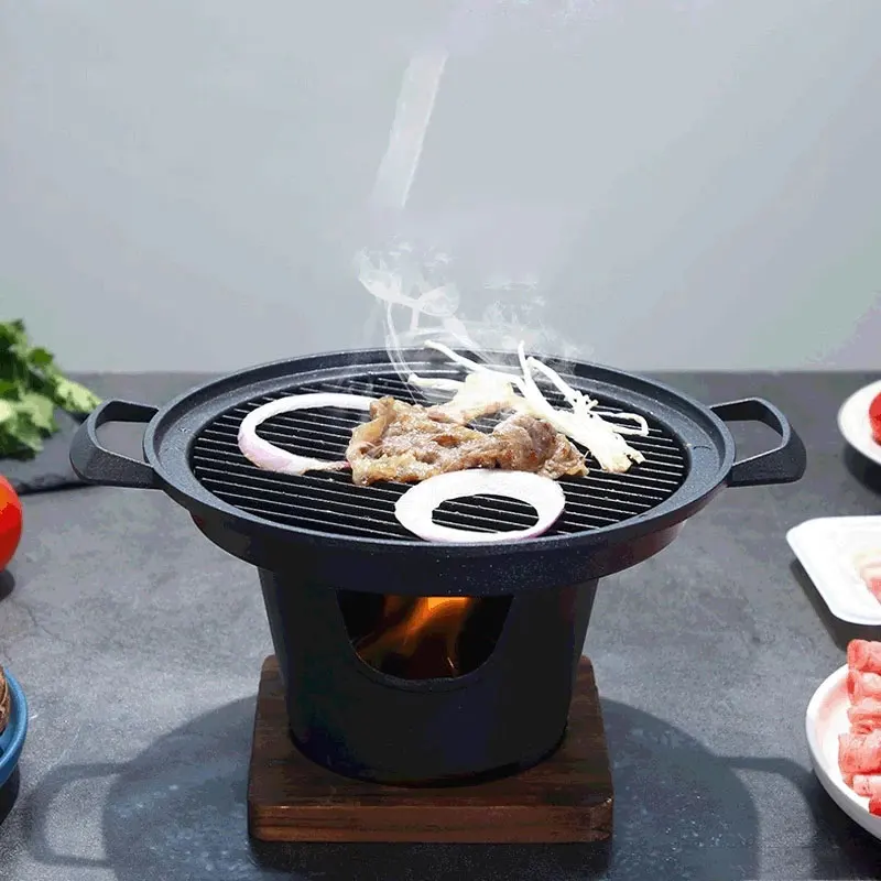 Portable Mini Single BBQ Grill Japanese Alcohol Stove Home Smokeless Barbecue Grill Outdoor BBQ Oven Roasting Cooker Meat Tools
Portable Mini Single BBQ Grill Japanese Alcohol Stove Home Smokeless Barbecue Grill Outdoor BBQ Oven Roasting Cooker Meat Tools