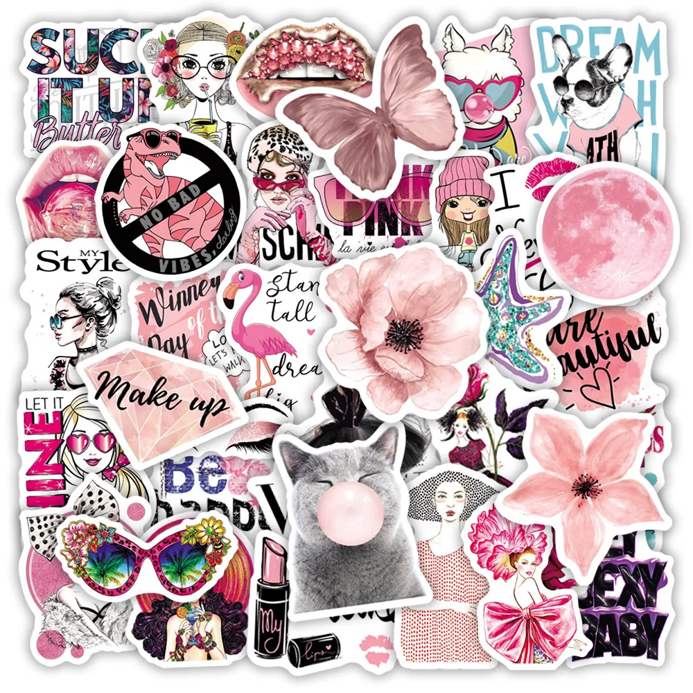 10/30/50PCS Mix Pink Style Girl Cartoon Stickers Aesthetic Laptop Phone Car Guitar Waterproof Graffiti Decals Sticker Kid Toys
10/30/50PCS Mix Pink Style Girl Cartoon Stickers Aesthetic Laptop Phone Car Guitar Waterproof Graffiti Decals Sticker Kid Toys