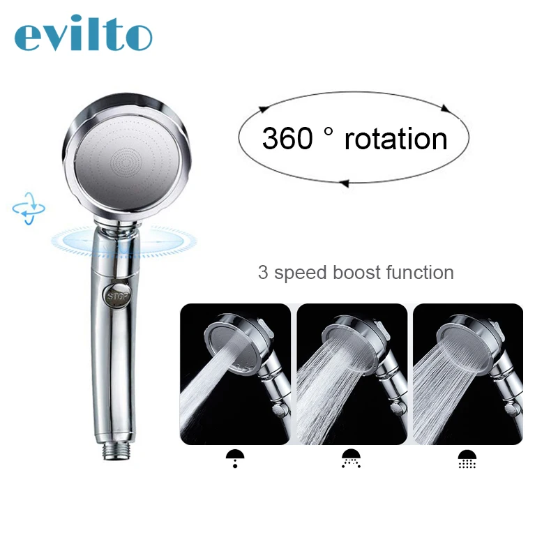 Adjustable Handheld Shower Head 360 Degress Rotating Shower Head High Pressure 3 Mode Water Saving Shower Head with Stop Button
Adjustable Handheld Shower Head 360 Degress Rotating Shower Head High Pressure 3 Mode Water Saving Shower Head with Stop Button