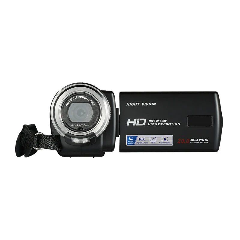 Новое поступление беспроводная видеокамера ночного видения HDV-F2 3,0 "FHD 1080P 30fps профессиональная видеокамера с фото украшением
Новое поступление беспроводная видеокамера ночного видения HDV-F2 3,0 "FHD 1080P 30fps профессиональная видеокамера с фото украшением