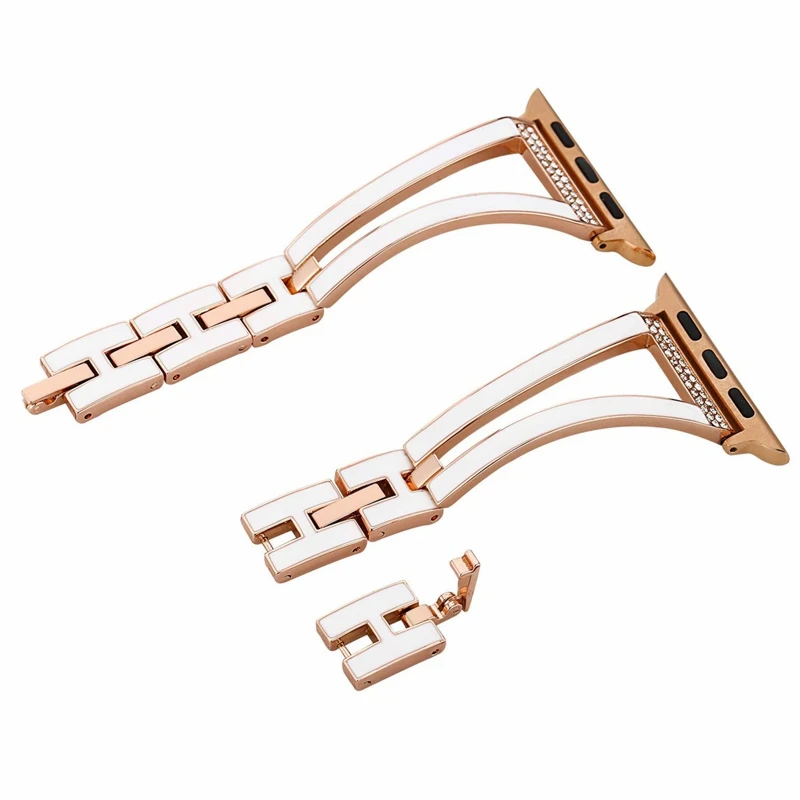 Jewelry Bling Bracelet For Apple Watch 6 Band SE Strap 44mm 40mm Stainless Steel Watchbands For Applewatch 3 42mm 38mm Bands
Jewelry Bling Bracelet For Apple Watch 6 Band SE Strap 44mm 40mm Stainless Steel Watchbands For Applewatch 3 42mm 38mm Bands