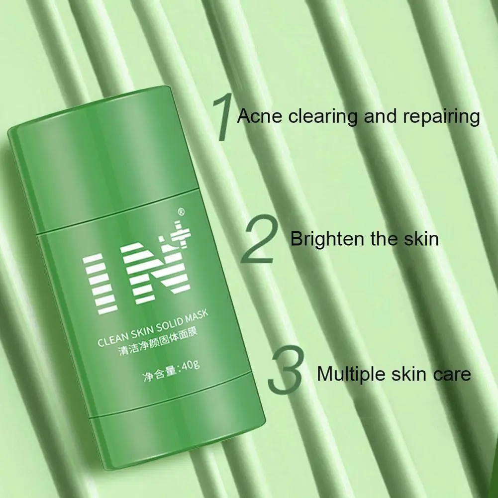 Green Tea Cleansing Green Mask Stick Clay-Stick Green Anti-Acne Purifying Remove Mask Blackhead Tea Control Oil Mask Mud T7A6
Green Tea Cleansing Green Mask Stick Clay-Stick Green Anti-Acne Purifying Remove Mask Blackhead Tea Control Oil Mask Mud T7A6