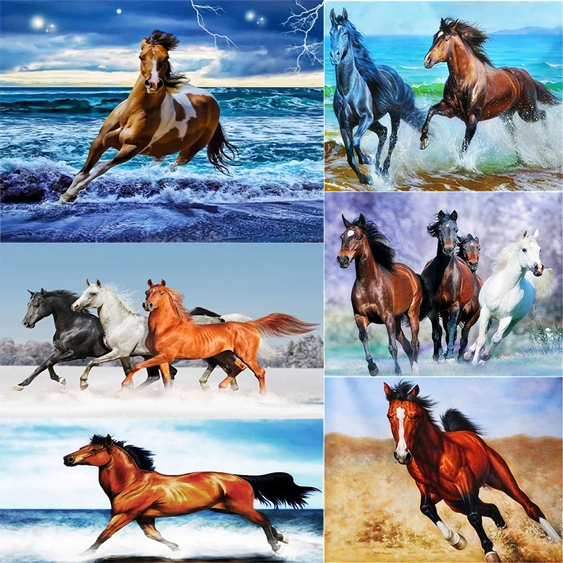 Horse 5D Diamond Painting Diamond Pen Embroidery Cross Stitch Landscape Rhinestones Round Diamond Mosaic Animals Set
Horse 5D Diamond Painting Diamond Pen Embroidery Cross Stitch Landscape Rhinestones Round Diamond Mosaic Animals Set