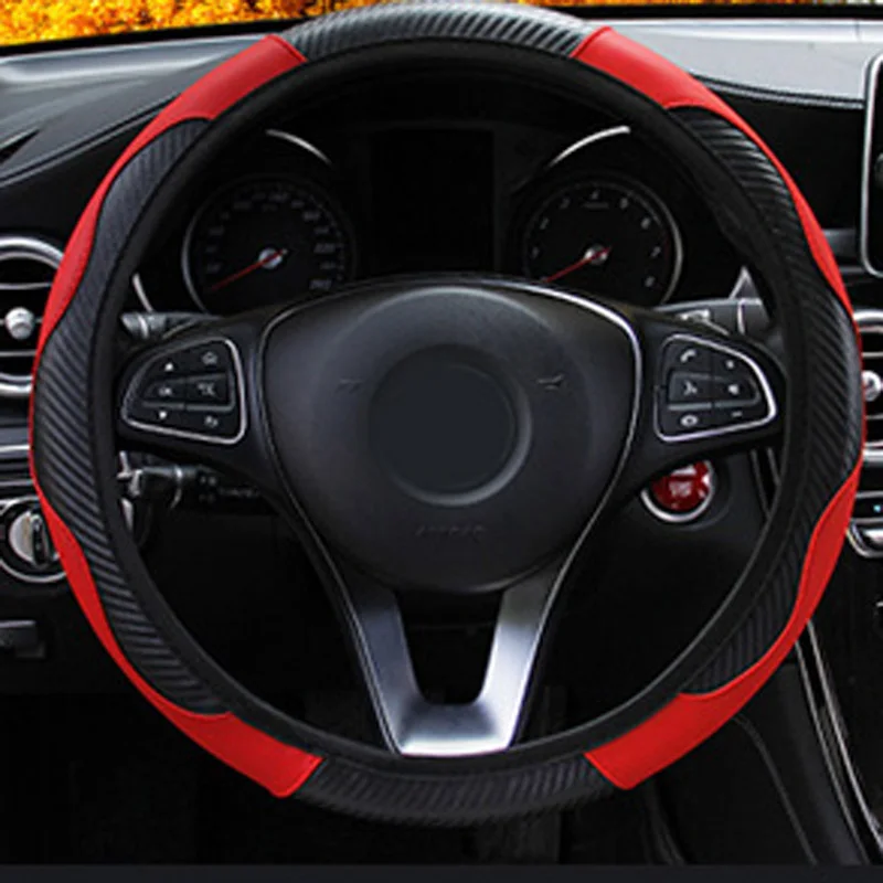 Car Steering Wheel Cover Fiber Leather Double Round No Inner Ring Elastic Band Handle Cover Car Interior Accessories
Car Steering Wheel Cover Fiber Leather Double Round No Inner Ring Elastic Band Handle Cover Car Interior Accessories