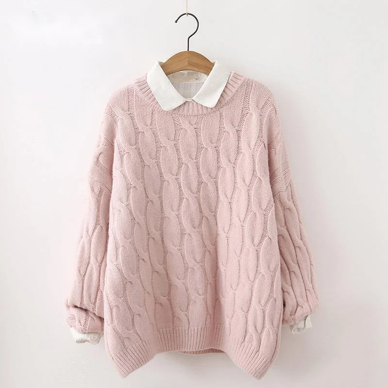 URIFENS Pull Femme 2021 Autumn Winter Women Sweaters And Pullovers Korean Twist Cute Knitted Sweater Loose Jumper LMY113U
URIFENS Pull Femme 2021 Autumn Winter Women Sweaters And Pullovers Korean Twist Cute Knitted Sweater Loose Jumper LMY113U