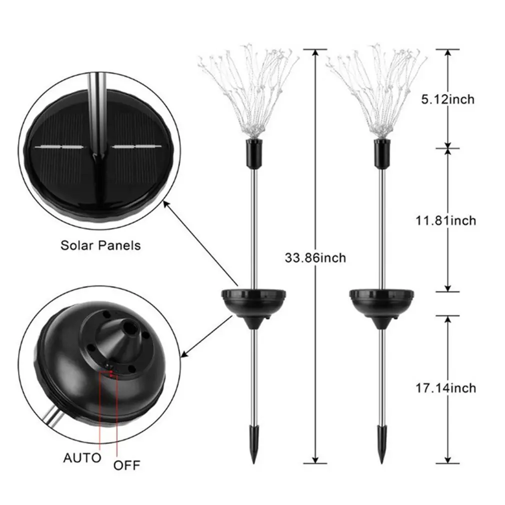Waterproof Solar Powered Outdoor Grass Globe Dandelion Lamp With 2 Modes For Garden Lawn Landscape Lamp Holiday Light
Waterproof Solar Powered Outdoor Grass Globe Dandelion Lamp With 2 Modes For Garden Lawn Landscape Lamp Holiday Light