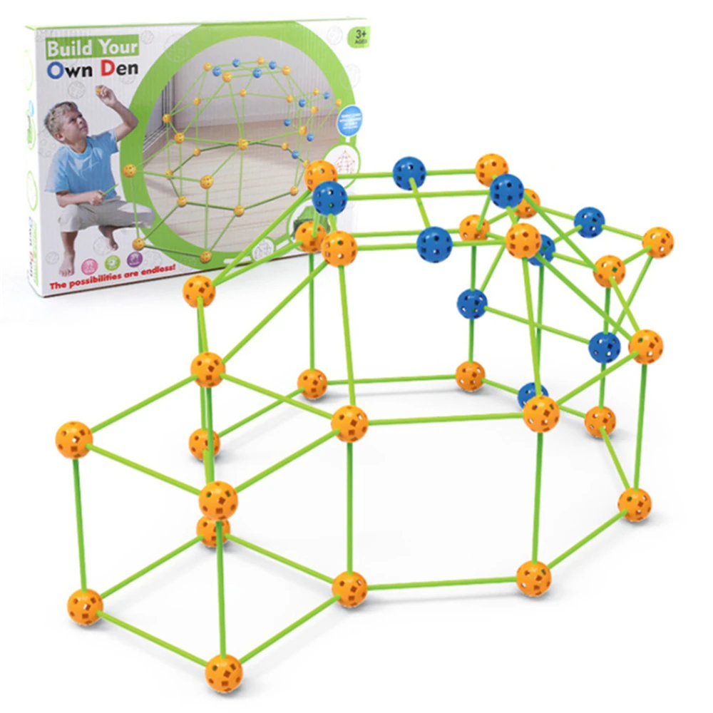 DIY Children Insert Bead Tent Toy Building Block Parent-kid Communication Development Imagination Puzzle Game House
DIY Children Insert Bead Tent Toy Building Block Parent-kid Communication Development Imagination Puzzle Game House