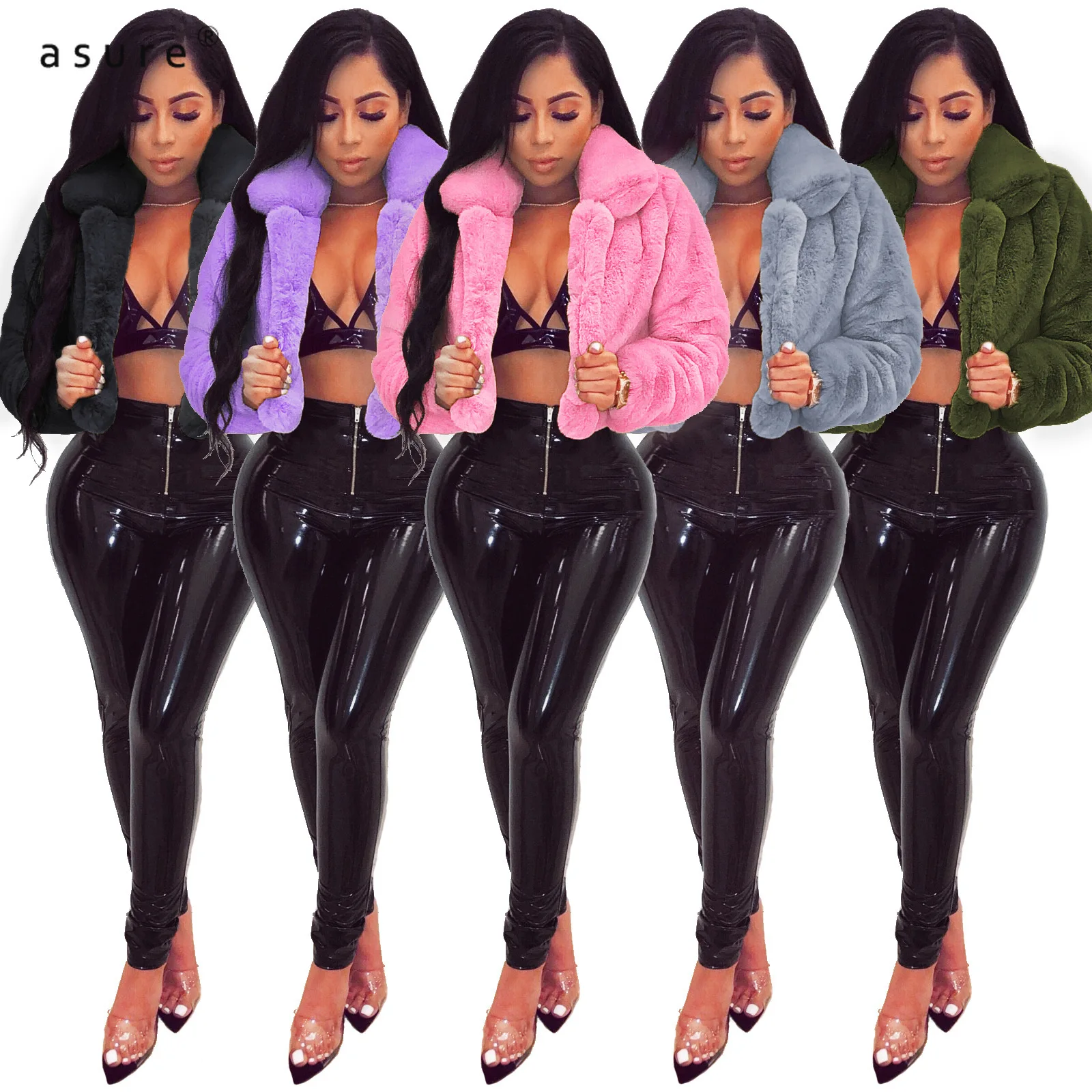 Leather Plush Faux Fur Jacket Women Blazer Ladies Coats Luxury Winter Tops 2021 Blouse Outerwear Female Designer Clothing G0326
Leather Plush Faux Fur Jacket Women Blazer Ladies Coats Luxury Winter Tops 2021 Blouse Outerwear Female Designer Clothing G0326