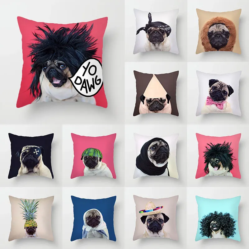 Cartoon Dog Pillow Cover 45x45 Living Room Sofa Cushion Cover Car and Office Waist Support Pillowcase Bedside Pillowcase
Cartoon Dog Pillow Cover 45x45 Living Room Sofa Cushion Cover Car and Office Waist Support Pillowcase Bedside Pillowcase