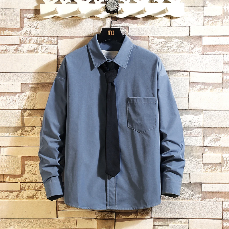 Мужские рубашки с длинными рукавами и галстуком, весна 2021, повседневные, на пуговицах, мужские классические рубашки, Свадебная вечеринка, со...
Мужские рубашки с длинными рукавами и галстуком, весна 2021, повседневные, на пуговицах, мужские классические рубашки, Свадебная вечеринка, со...