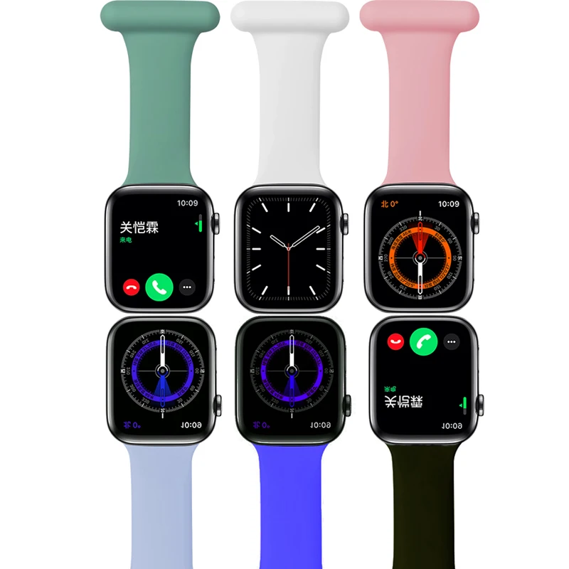 Doctor nurse strap for Apple watch band 41mm 45mm 44mm 40mm 42mm 38mm iwatch SE 7 6 5 4 3 Brooch silicone Wristbelt accessories
Doctor nurse strap for Apple watch band 41mm 45mm 44mm 40mm 42mm 38mm iwatch SE 7 6 5 4 3 Brooch silicone Wristbelt accessories