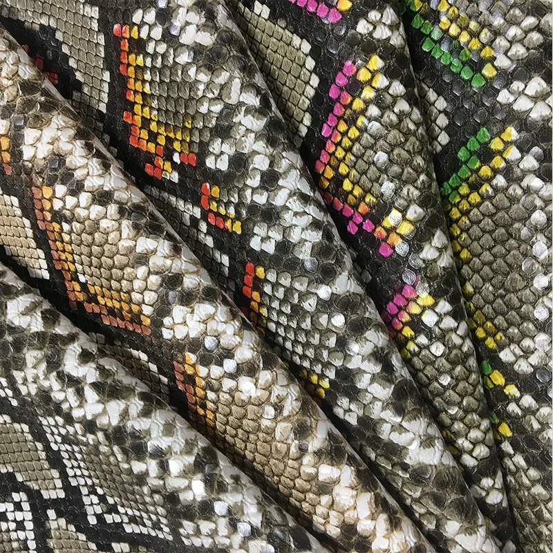 PU Snake grain artificial faux leather fabirc for bags making DIY handmade decoration sold by rolls
PU Snake grain artificial faux leather fabirc for bags making DIY handmade decoration sold by rolls