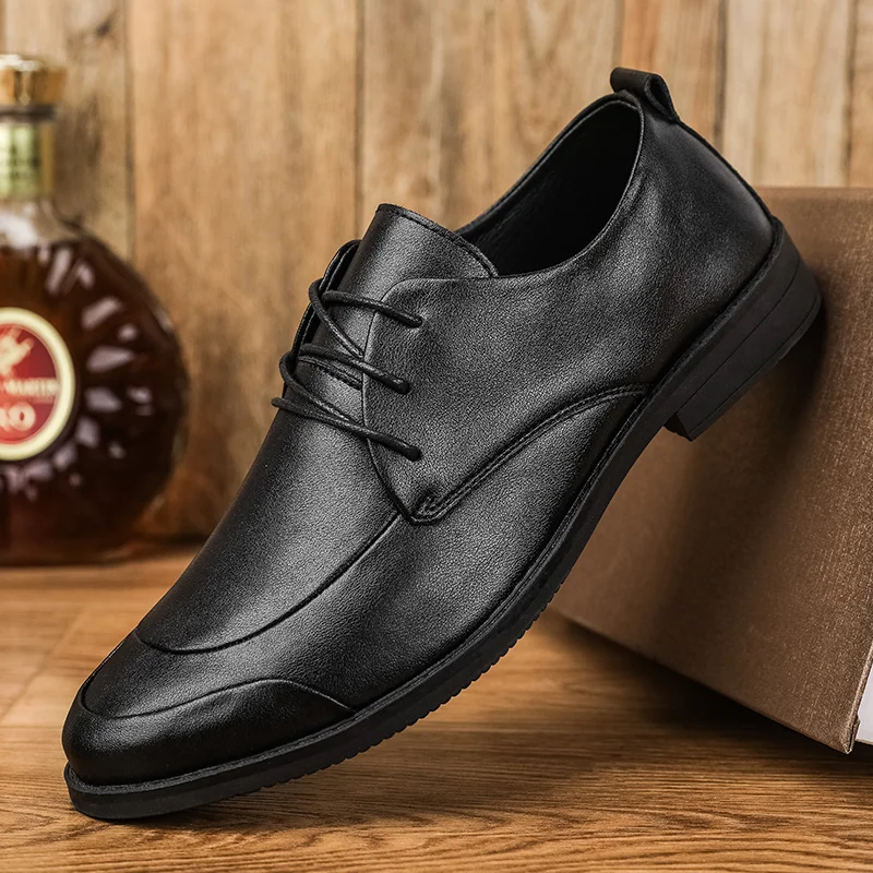 Trendy Black Microfiber Wedding Men's Dress Shoes Business Lace Up Formal Shoes For Men Outdoor Walking Men's Casual Shoes
Trendy Black Microfiber Wedding Men's Dress Shoes Business Lace Up Formal Shoes For Men Outdoor Walking Men's Casual Shoes