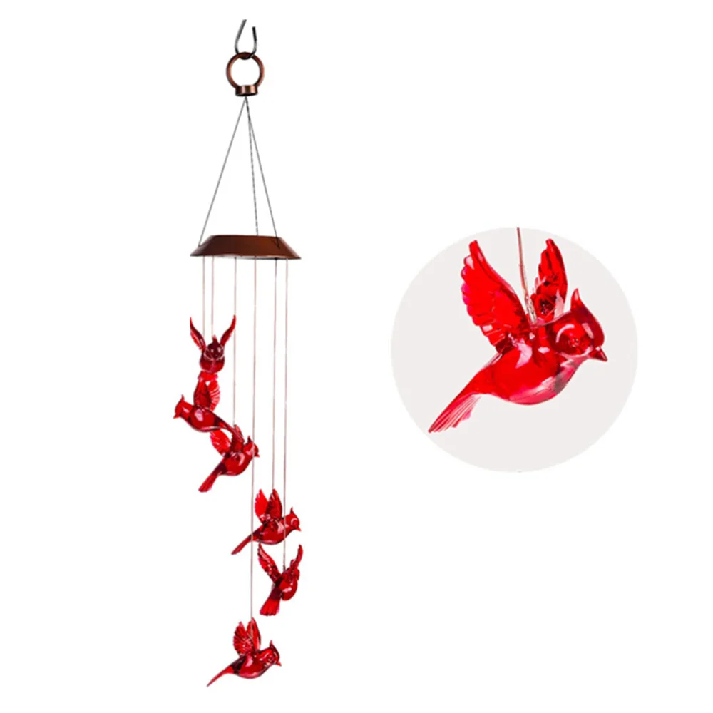 LED Solar Powered Hummingbird Wind Chime Lights Yard Garden Decor about 63.5cm
LED Solar Powered Hummingbird Wind Chime Lights Yard Garden Decor about 63.5cm