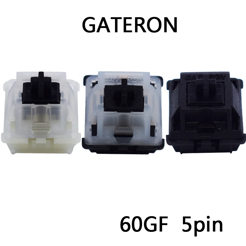 Gateron black switch 60g 5pin black keyboard switch accessories linear smooth black switch
Gateron black switch 60g 5pin black keyboard switch accessories linear smooth black switch