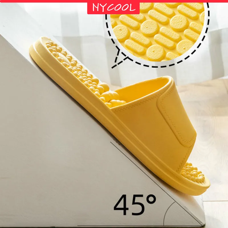 NYCOOL Chinese Medicine Acupoint Foot Massage Footwear Bath Non-slip Soft Men Women House Slippers Summer Beach Couple Shoes
NYCOOL Chinese Medicine Acupoint Foot Massage Footwear Bath Non-slip Soft Men Women House Slippers Summer Beach Couple Shoes