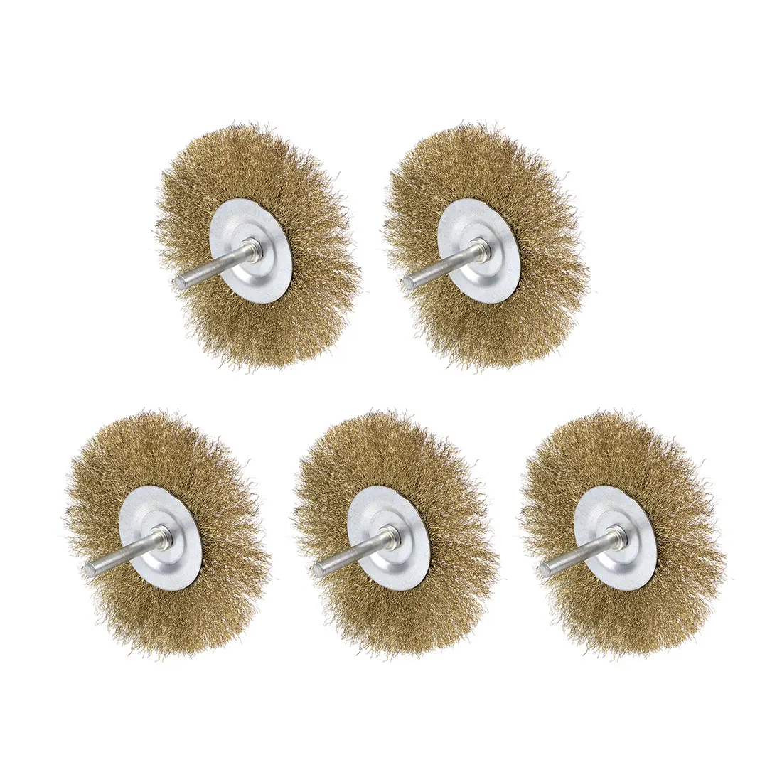 uxcell 5Pcs 4-Inch Wire Wheel Brush 1/4-Inch Shank Bench Brass Plated Crimped Steel Grinder Welding Polishing Cups Drill Bit
uxcell 5Pcs 4-Inch Wire Wheel Brush 1/4-Inch Shank Bench Brass Plated Crimped Steel Grinder Welding Polishing Cups Drill Bit