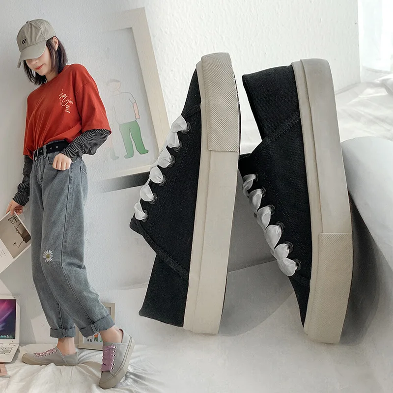 2021 New Fashion Sneakers Women Canvas Shoes Low-top Lac-up Flats Woman Casual Loafers Student Skateboard Shoes Zapatos De Mujer
2021 New Fashion Sneakers Women Canvas Shoes Low-top Lac-up Flats Woman Casual Loafers Student Skateboard Shoes Zapatos De Mujer