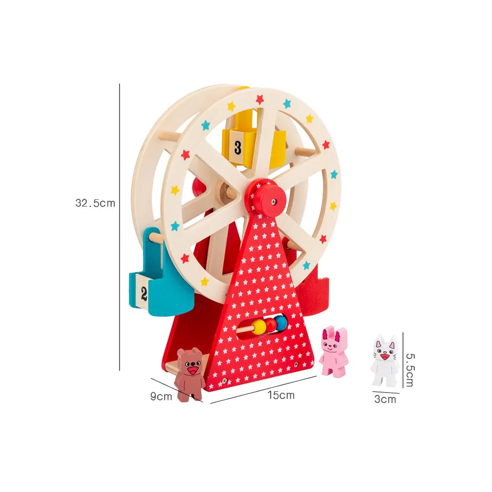 Baby Montessori Educational Toys Hand-Held Ferris Wheel Parent-Child Interactive Table Game Wooden Toys Kids Creative Gifts
Baby Montessori Educational Toys Hand-Held Ferris Wheel Parent-Child Interactive Table Game Wooden Toys Kids Creative Gifts