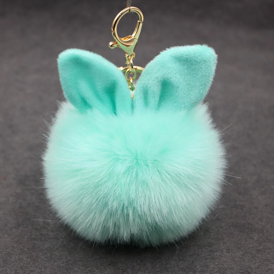 High Quality Fluffy Faux Rabbit Ear Fur Ball Key Chain Holder Pompom Artificial Rabbit Fur Keychain Women Car HandBag Keyring
High Quality Fluffy Faux Rabbit Ear Fur Ball Key Chain Holder Pompom Artificial Rabbit Fur Keychain Women Car HandBag Keyring