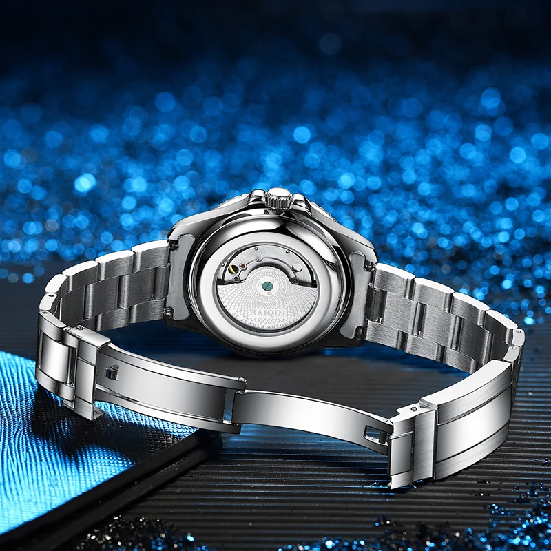 HAIQIN Automatic Men's Watches Luxury Brand Stainless Steel Mechanical Clock Fashion GMT Waterproof Male Watch Relogio Masculino
HAIQIN Automatic Men's Watches Luxury Brand Stainless Steel Mechanical Clock Fashion GMT Waterproof Male Watch Relogio Masculino