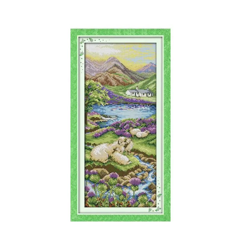 Highland landscape cross stitch kit lanscape garden 14ct 11ct count printed canvas stitching embroidery DIY handmade needlework
Highland landscape cross stitch kit lanscape garden 14ct 11ct count printed canvas stitching embroidery DIY handmade needlework