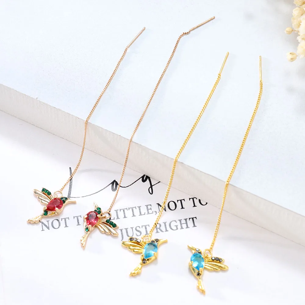 Elegant Simulation Hummingbird Earrings for Women Drop Dangle Earrings Jewelry Wholesale
Elegant Simulation Hummingbird Earrings for Women Drop Dangle Earrings Jewelry Wholesale