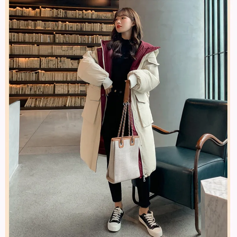 Women Winter Fashion New Casual Hit Color Long Hooded Parkas Female Elegant High Quality Outerwear Ladies Thick Warm Coats ML611
Women Winter Fashion New Casual Hit Color Long Hooded Parkas Female Elegant High Quality Outerwear Ladies Thick Warm Coats ML611