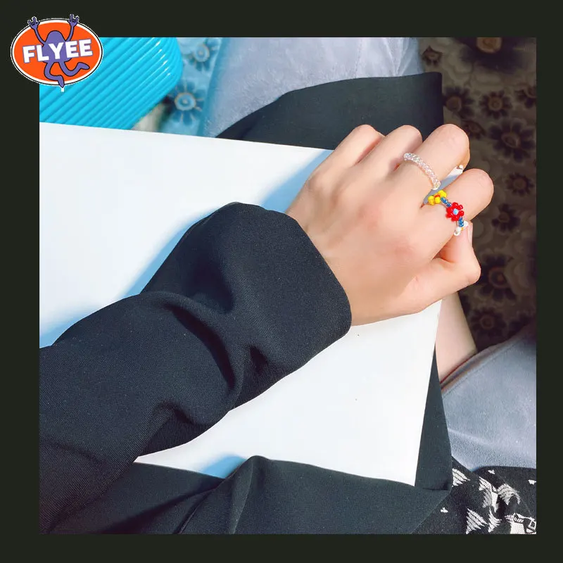 Women's Ring Summer Crystal Beaded Vintage Rings Set Korean Jewelry Temperament Accessories Sweet Gift Lady's Finger Jewellery
Women's Ring Summer Crystal Beaded Vintage Rings Set Korean Jewelry Temperament Accessories Sweet Gift Lady's Finger Jewellery